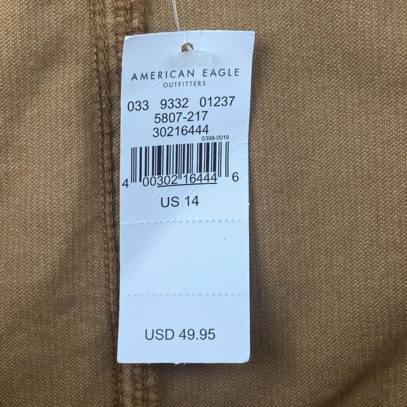 American Eagle A Line Skirt Womens 14 Reg High Rise Super Stretch Corduroy Mini - Picture 10 of 12